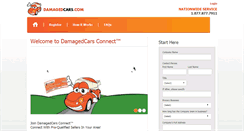 Desktop Screenshot of connect.damagedcars.com
